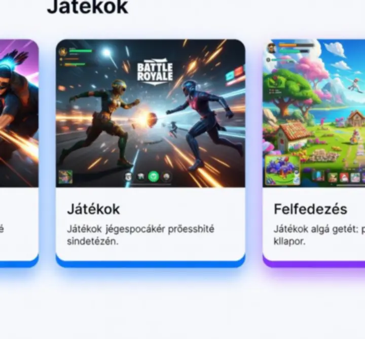 Mobiljáték gameplay képernyőképek listában