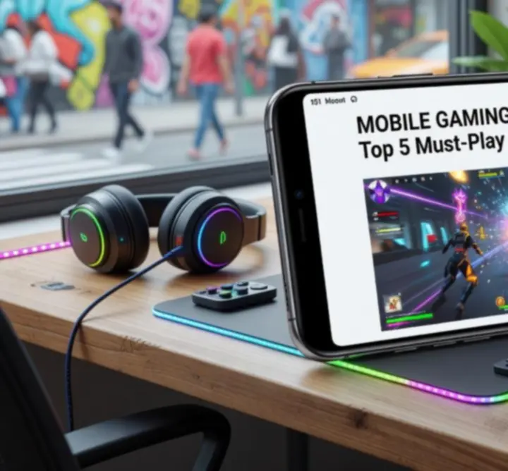 Mobilon megnyitott gaming blog, modern, letisztult felülettel